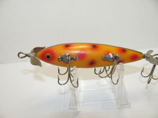 HEDDON 150 FIVE HOOKER MINNOW LURE IN STRAWBERRY SPOT COLOR 2