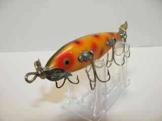 HEDDON 150 FIVE HOOKER MINNOW LURE IN STRAWBERRY SPOT COLOR 6