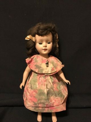 Vintage Hard Plastic 14 Inch Walking Doll