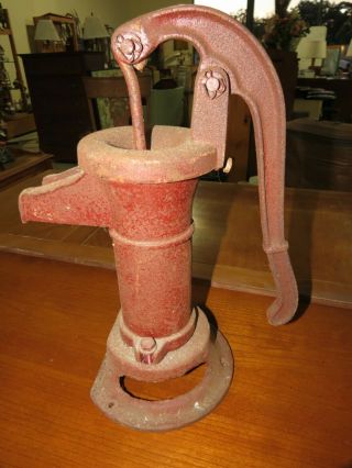 Antique Mcc Clayton Mark Cast Iron Water Well Hand Pitcher Pump