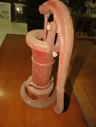 Antique MCC Clayton Mark cast iron water well hand pitcher pump 4
