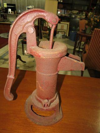 Antique MCC Clayton Mark cast iron water well hand pitcher pump 5