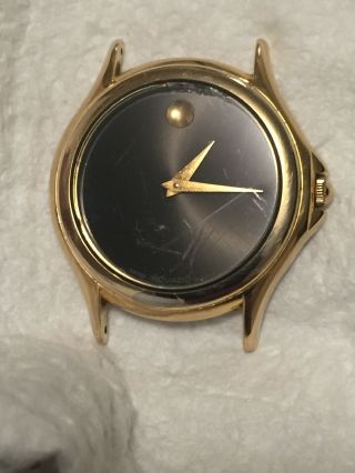 Vintage Movado Museum Mens Watch 87D1843 Keeps Good Time Battery 2