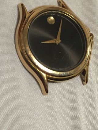 Vintage Movado Museum Mens Watch 87D1843 Keeps Good Time Battery 5