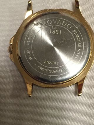 Vintage Movado Museum Mens Watch 87D1843 Keeps Good Time Battery 7