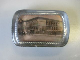 4 - 1/8 " Antique Glass Paperweight Art Institute Of Chicago
