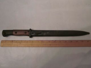 Imperial German Stamped Erfurt 346 Bayonet Antique Blade Military Knife