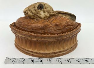 Antique French Pillivuyt PiIivite Porcelain Rabbit Hare Casserole Dish Tureen 7