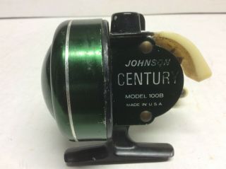 Johnson Century Model 100b Casting Fishing Reel Made In Usa