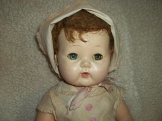 Vintage Cute 15 " Tiny Tears Doll By American Character