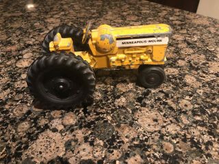 Antique Vintage Yellow Minneapolis Moline Toy Tractor
