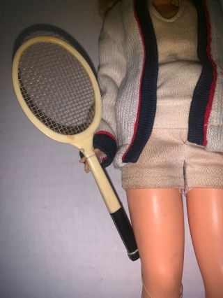 Vintage TAMMY Doll 1960’s Ideal Toy Corp 12” BS - 12 Strait Legs Tennis Japan WOW 3