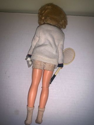 Vintage TAMMY Doll 1960’s Ideal Toy Corp 12” BS - 12 Strait Legs Tennis Japan WOW 8