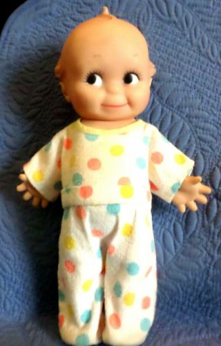10 1/2 " Vintage Cameo Kewpie Doll In Sleeper - Squeaks Tlc