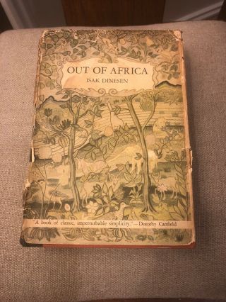 Out Of Africa Isak Dinesen First Edition Vintage Antique Book Random House 1938