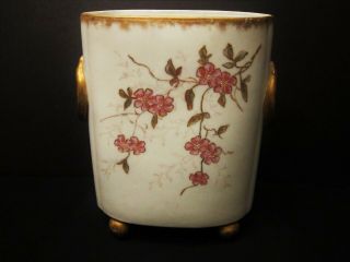 Antique William Guerin W.  G.  & Co.  Limoges Cachepot Planter Vase 1890 - 1900 ' s 2