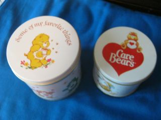 Vintage 1983 Care Bears Tins,  " Some Of My Favorite Things " & " Care Bears "