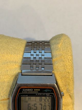 Vintage Casio Marlin W - 35 W35 Steel Digital LCD Watch 248 Module 3