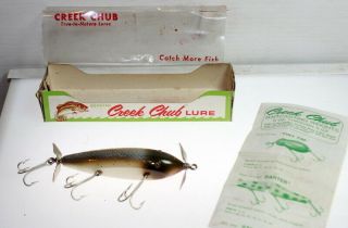 Creek Chub Bait Co Lure 1518p Injured Minnow Vintage