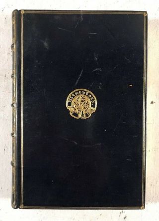 Makers Of Florence Dante Savonarola Antique Leather Bound Book History 2