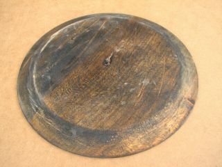 Old Antique Primitive Wooden Bread Board Plate Plank Tray Trencher Rustic Farm 4