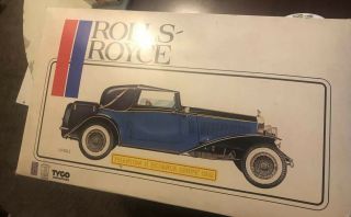Vintage Pocher/tyco 1932 Rolls Royce Phantom Ii 1:8 Scale Model Kit