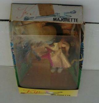 Topper Dawn Doll KIP MAJORETTE in UNUSUAL Box & WHITE Feather Hat MIB NRFB 5