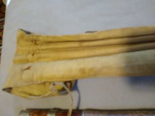 Vintage Hardy Featherweight Fly - Fishing Rod Split Bamboo 3pc,  extra tip.  1910 8