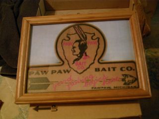 Paw Paw Bait Company Fishing Lures Advertising Print Paw Paw Michigan