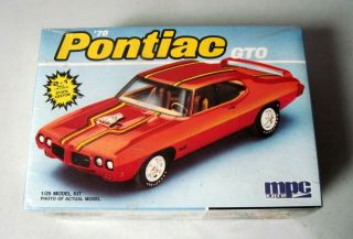 Vintage Mpc 1970 Pontiac Gto Model Kit