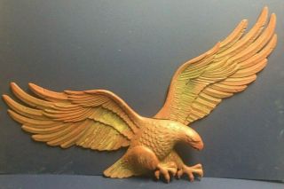 Vintage Whitehall 30 " Large Wall Eagle Antique Aluminum Indoor - Outdoor Art