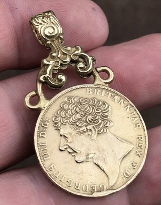 A Very Good Quality,  Unusual Antique Double Sided Pocket Watch Coin Fob,  C1700.