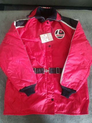 Vintage Rupp Ruppster Snowmobile Ski Jacket Coat Size Large W/tags