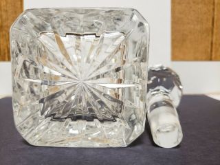 Vintage Imperluxe Hand Cut Lead Crystal Decanter Made in Poland 9 