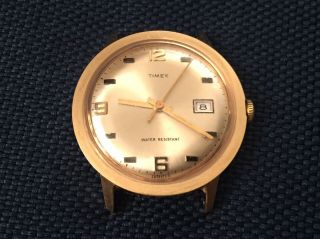 Vintage 1971 Timex Marlin Men’s Mechanical Wrist Watch 265602571 Runs And Stops