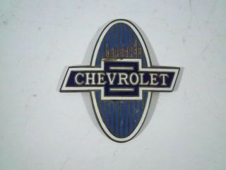 Vintage Chevrolet 1929 1930 1931 Radiator Emblem,  Antique Badge