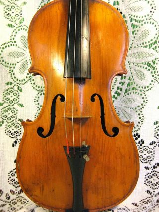 Good Old Antique French Violin Jtl Signed & Labeled 1880 