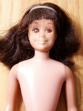 Vintage Brunette Scooter Doll