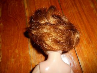 Vintage 1960 ' s Vogue Jill Doll Jointed Torso Head Marked Auburn Hair Green Eyes 5