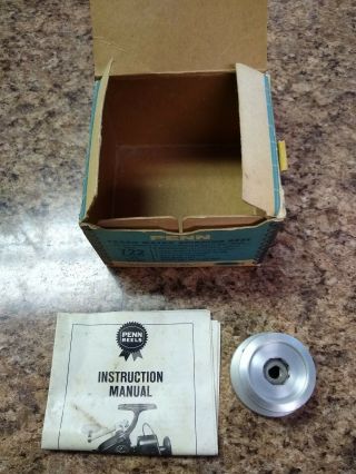 Penn 722 reel with box,  Instructions,  Extra Spool 4