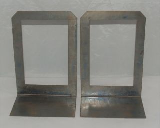 ANTIQUE ARTS AND CRAFTS ROYCROFT HAMMERED COPPER BOOKENDS 4