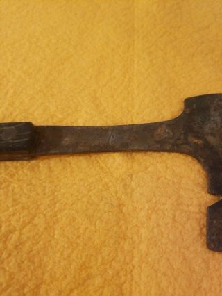Small Antique Steel Metal 10 