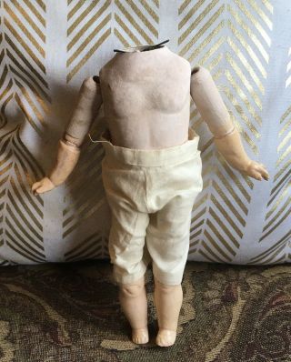 Hard To Find 10” Antique German/french Bisque Head Doll Body