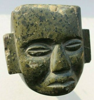 PRE COLUMBIAN - TEOTIHUACAN MASK - GREEN STONE - EX MAJOR HOUSE - NR 3