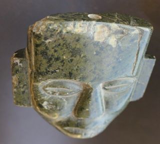 PRE COLUMBIAN - TEOTIHUACAN MASK - GREEN STONE - EX MAJOR HOUSE - NR 4