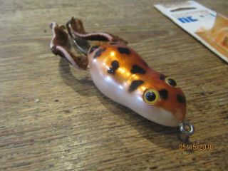 vintage fishing lure unsigned frog 3