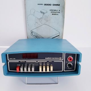 Sabtronics Model 2000 Digital Multimeter Vintage Electronics