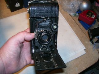 (r) Antique Vintage Ansco Ilex Folding Camera