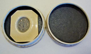 Antique Cardboard Cased Wax Seal Impression