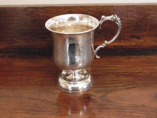 Antique Sterling Silver Christening Cup 1920s - Silver Baby Cup 1920s - Baby Gift
